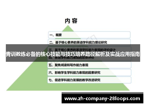 青训教练必备的核心技能与技巧培养路径解析及实战应用指南 青训教练必备的核心技能与技巧培养路径解析及实战应用指南